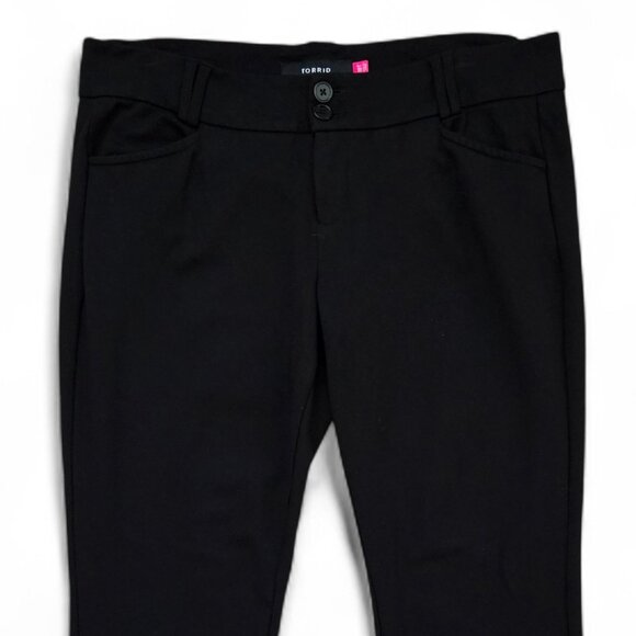 Torrid High-Rise Trouser Boot-Cut Pant Women's Stretchy Comfy Office Casual 18T - Picture 4 of 8